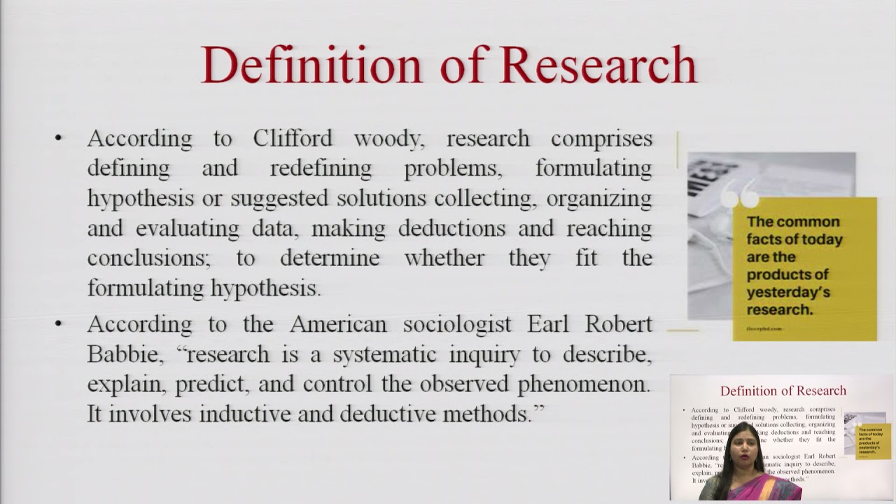 definition of a research study